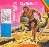 Caveman ZX Spectrum US box art